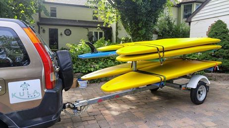 #USUPT4/8  4 PLACE SUP BOARD TRAILER OR 8 PLACE SUP BOARD TRAILER IF DOUBLE STACKED