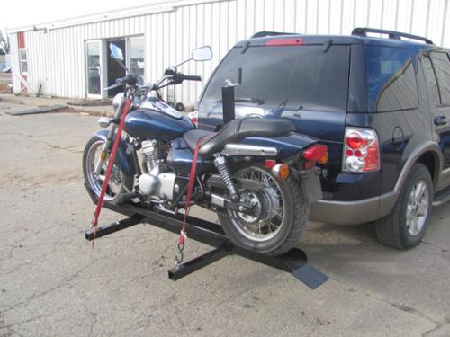 CARRY YOUR MOTORCYCLE FROM YOUR RECEIVER HITCH
